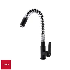 Teka - Griferia de Cocina Monocomando Extraíble IN 934 Negro TEKA