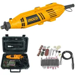 INGCO TOOLS - MINI TORNO GRINDER MULTIPROPOSITO 130W + 52 ACCESORIOS INGCO - MG1309
