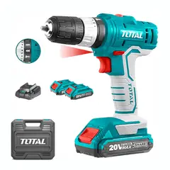 TOTAL TOOLS - TALADRO PERCUTOR INALÁMBRICO 20V DE IMPACTO TOTAL - TIDLI20012