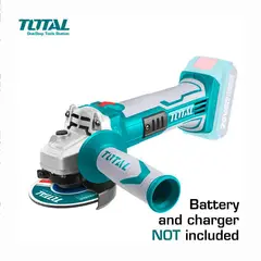 TOTAL TOOLS - AMOLADORA ANGULAR 20v 4½ INALÁMBRICO INDUSTRIAL TOTAL - TAGLI1151