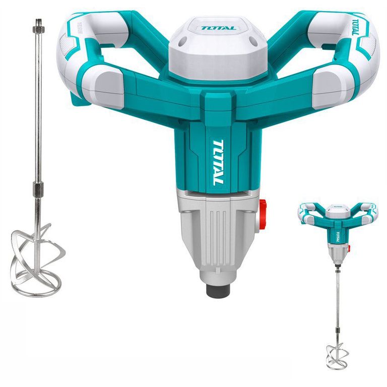 MIXER 1400W MEZCLADOR DE CEMENTO Y PINTURA INDUSTRIAL TOTAL - TD614006