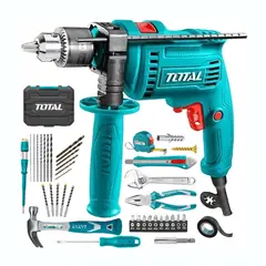 TOTAL TOOLS - Taladro Percutor PRO 680W set manuales 115pzs THKTHP1152