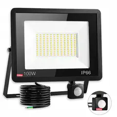 CUBULL - Reflector led con sensor de movimiento de 100w