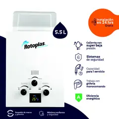 ROTOPLAS - Terma a Gas Flaming 5 .5L GN