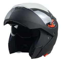 GENERICO - Casco Moto WLT 118 Solid Black Matt (Medium)