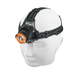 Truper - Linterna de minero 1 LED 800 lm de 4 pilas AA Truper Expert