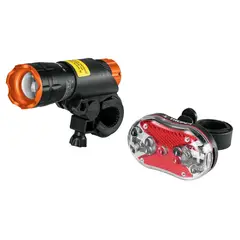 TRUPER - Linterna Luces para Bicicleta Delantera y Trasera