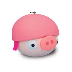 MUNAIQUI - Parlante Portátil Bluetooth Tipo TWS Modelo Piggy Rosado