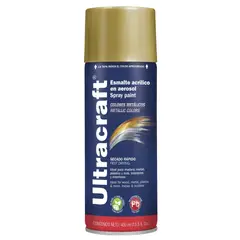 TRUPER - Pintura spray color ORO metálico ultracaft
