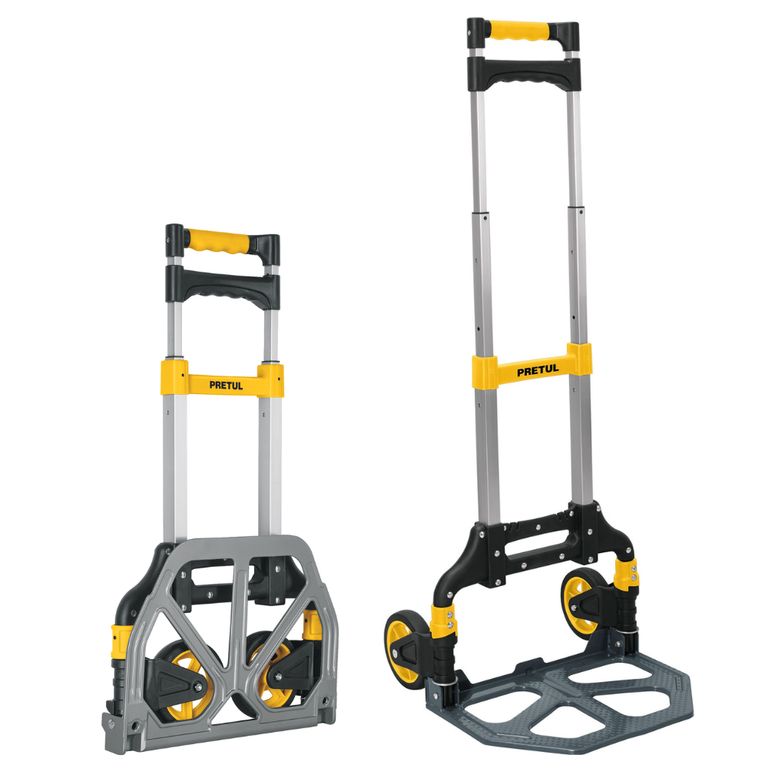 Carreta de carga plegable 100 kg carrito coche de carga rudo, Pretul