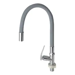 C&A - Llave Caño para Mueble Flexible Gris CA