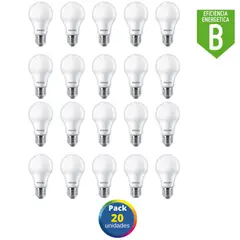 PHILIPS - Foco led 7w ecohome / pack 20 unidades