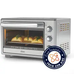 OSTER - Horno con Freidora de Aire 25L TSSTTVLS25-053 Silver