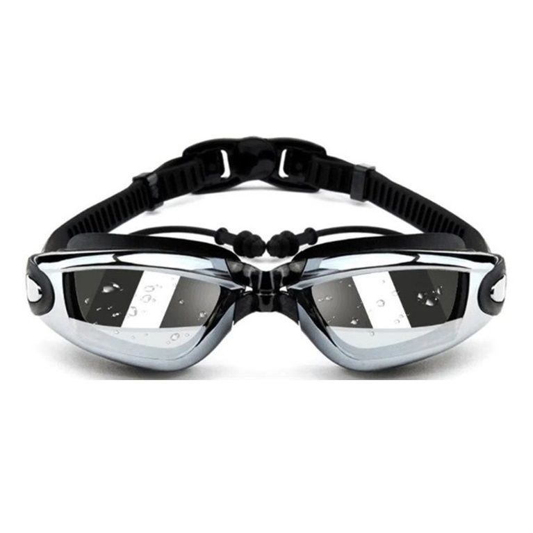 Lentes de Natación Negros con protección UV