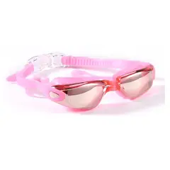 FEIKE - Lentes de Natación Rosados con protección UV