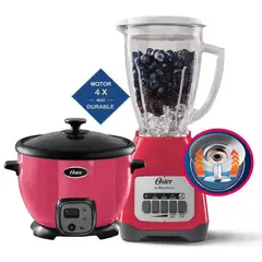 OSTER - Combo Licuadora 2 Vel BLSTKAG-MPB +Olla 1.8lt