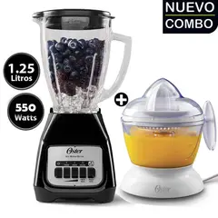 OSTER - Combo Licuadora BLSTKAG-BPB +Exprimidor FPSTJU104