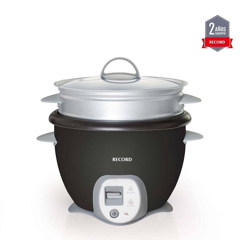 Olla Arrocera Record REC-CLONES101 negra 1.8L con función sofrito