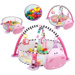 IDEAL - Gimnasio para Bebes 3 EN 1 Hipopótamo