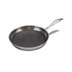 RECORD - Sartén Record  Titan Acero Inoxidable Antiadherente 24cm
