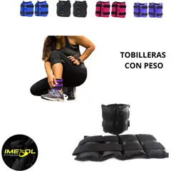GENERICO - Tobilleras peso arena 3kg precio por par