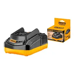 INGCO TOOLS - Cargador Rápido de batería Ingco FCLI2001 de 20V