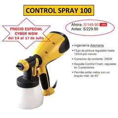 WAGNER - Pistola para Pintar - CONTROL SPRAY 100