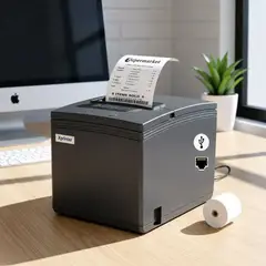 XPRINTER - Impresora ticketera térmica tickets 80mm USB LAN XPRINTER E200L para facturación electrónica