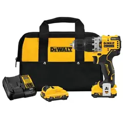 DEWALT - Taladro Percutor 3/8" 12V Max Xr Brushless 2 Bat DCD706F2-B2