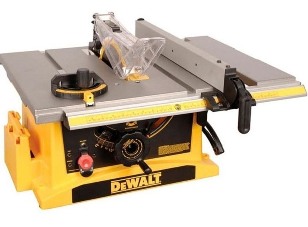 Sierra de Mesa 10 254 mm 1800W Corte en 90° 762 mm Dewalt DW