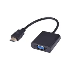 GENERICO - Cable Adaptador Hdmi a Vga 1080p Imagen Monitor Pantalla