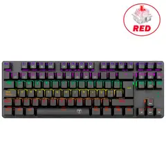 T-DAGGER - Teclado Gamer Mecanico Bora Rainbow Tkl Outemu Red