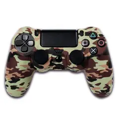 GENERICO - Funda de Silicona para mando de PS5 - Camuflaje Marrón
