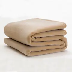 ARLIN TEXTIL - Frazada Hipoalergénica color arena Queen Size