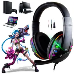 GENERICO - Audífono gamer con micrófono para pc laptop ps4 xbox