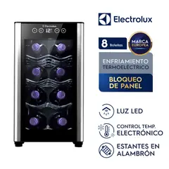 ELECTROLUX - Cava de Vinos 8 Botellas Panel Digital ERW082XAMB