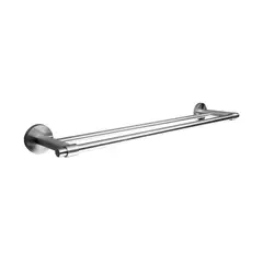 VAINSA - Toallero con doble rack en acero inox