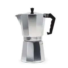 SIN BARROTES - Cafetera Italiana Los Utensilios del Chef plateado