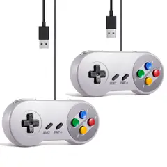 EXTINGTION - Mando Estilo Retro de Conexión USB con 2 unidades color Gris