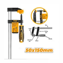 INGCO TOOLS - PRENSA SARGENTO TIPO F 50x150MM INDUSTRIAL INGCO - HFC020501