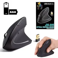 SEISA - Mouse Ergonómico Inalámbrico 2,4 G Mouse Vertical