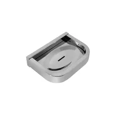 VAINSA - Porta jabon con rejilla de acero ideal para baño modelo Glamour