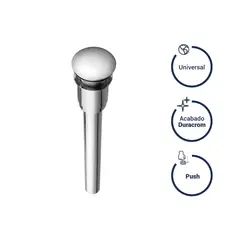 VAINSA - Desagüe de lavatorio tipo push universal