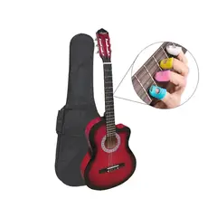 VOZZEX - GUITARRA ACUSTICA NYLON ROJA