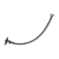 VAINSA - Tubo de abasto para lavatorio acero inoxidable Premium válvula cierre 40cm