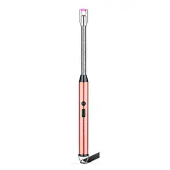 GENERICO - ENCENDEDOR ELECTRONICO RECARGABLE CON USB ROSA