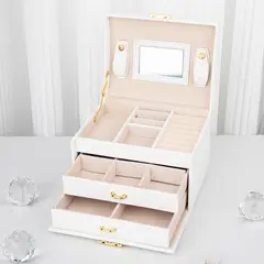 GENERICO - Organizador de joyas Color Blanco