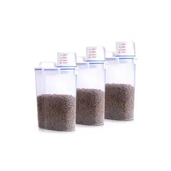 GENERICO - Pack: 3 unidades de envase de plastico de 2.5l