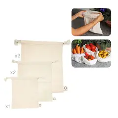 BAMBOO BALANCE - Bolsas de Tocuyo para Compras a Granel - Pack de Inicio