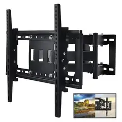 SEISA - Rack Plegable Para Tv LCD LED 40-80 Doble Brazo Inclinable
